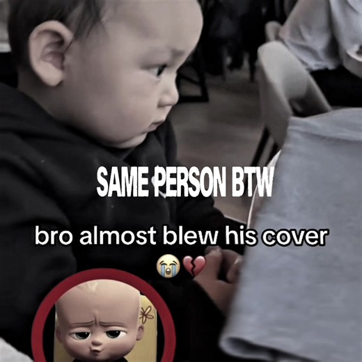 Same Person Btw😭✌️ | Boss Baby 2017 | Boss Baby Edit | #bossbaby #bossbabyedit #broalmostblewhiscover #fyp #viral posting another edit later at like 8:00 🤷‍♀️