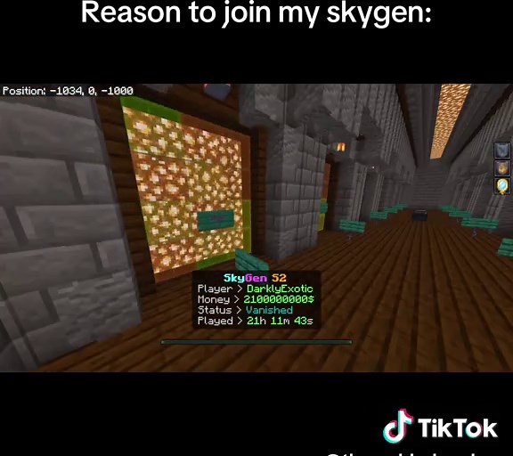 Join my skygen code in bio! #realm #minecraft #fyp #skygen #foryoupage
