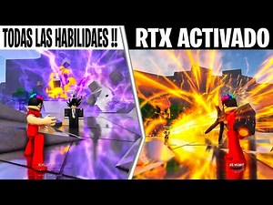 TODAS LAS ULTIMATE / HABILIDADES Con GRAFICOS RTX Maximos Altos! Roblox The Strongest Battlegrounds
