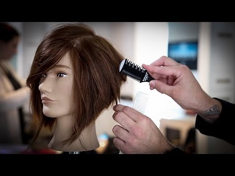 How To Cut A Stacked Bob Haircut Tutorial | Stacked Bob With A Razor | MATT BECK VLOG 74
