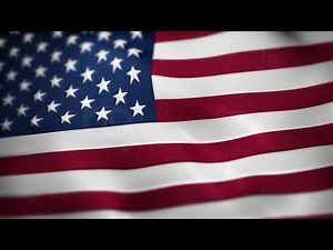 American Flag - USA Flag - Realistic - Waving Flag - Full HD - 1080 - Seamless Loop