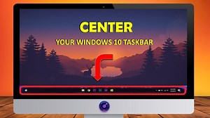 How To CENTER Windows 10 Taskbar Icons Like Windows 11 2022 laptop & PC taskbarx