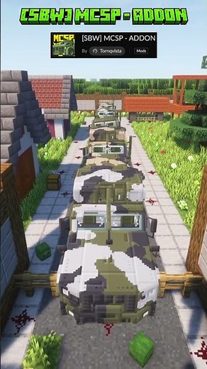 Minecraft Top 30 Military Mods ! #15 #shorts #minecraft