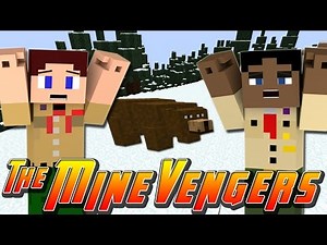 Minecraft MineVegers - BEAR ATTACK!!