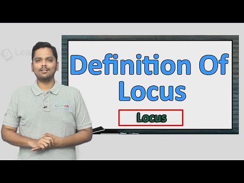 Simple explanation of Definition Of Locus with a solved example. JEE Maths XII Locus