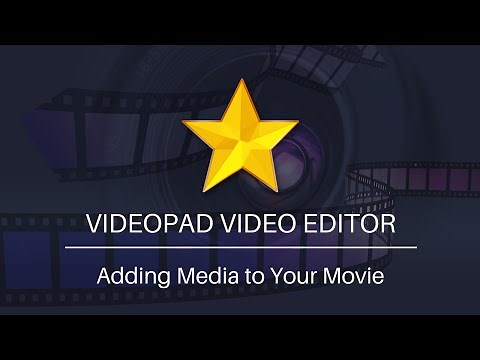 How to Add Video, Audio and Image Files | VideoPad Video Editor Tutorial