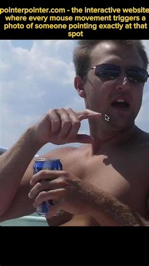 remi on Instagram: "https://pointerpointer.com/ pointerpointer.com - the interactive website where every mouse movement triggers a photo of someone pointing exactly at that spot @hiiihorse . . . . #archive #funfacts #complex #culture #art #aesthetic"