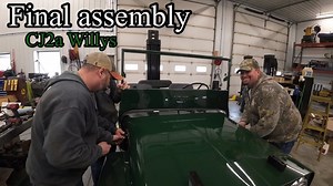 49K views · 1.4K reactions | Final assembly on Willys Jeep CJ2A restoration with new body and first test drive (How to Fit Willys Jeep CJ2A Body Kit | Part 3)  #truck #mechanics #usa | C & C Equipment | Facebook
