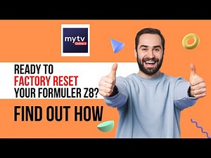 how do i factory reset my device settings on the formuler z8