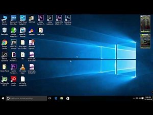 How to add desktop shortcut - Windows 10 Tutorial