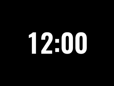 12 Minute Timer