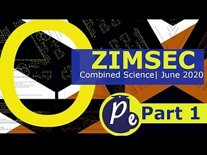 ZIMSEC O'Level Combined Science| June 2020 Paper 1| Part 1