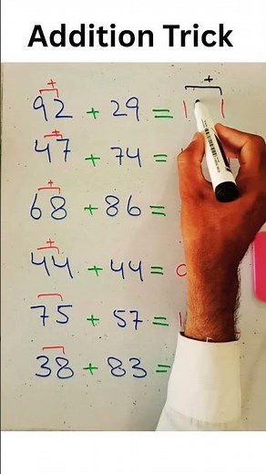 Super Fast Addition Trick | Mental Math Shortcut for Exams & Daily Use #additiontricks #math