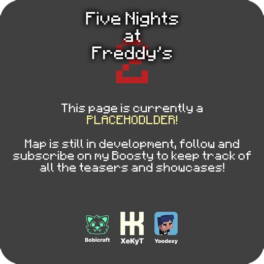 Five Nights at Freddy's 2 Minecraft Map