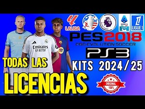 Tutorial 2024 Option File PES 2018 PS3 Muy Facil, 100% Uniformes y Equipos