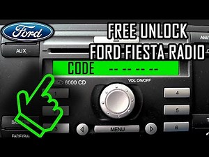 How to get the Ford Fiesta car radio code
