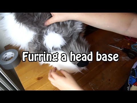 //Tutorial #9// Furring the Fursuit Head Base - part 1