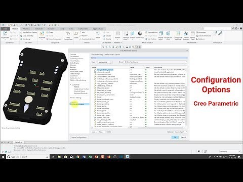 Creo Parametric - Configuration Options | Tutorial