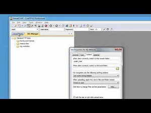 How to configure CuteFTP