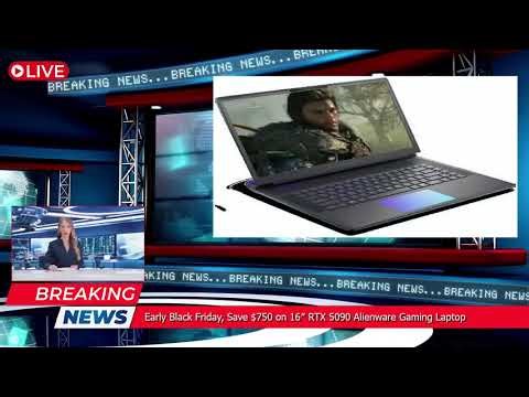 Early Black Friday: Save $750 on 16″ RTX 5090 Alienware Gaming Laptop