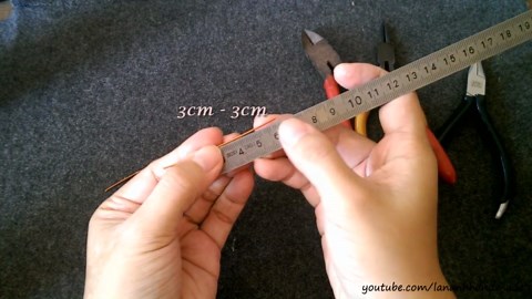 wire butterfly bracelet and earring - How to make handmade jewelry 9