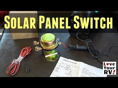 Remote Solar Power Disconnect Switch Installation