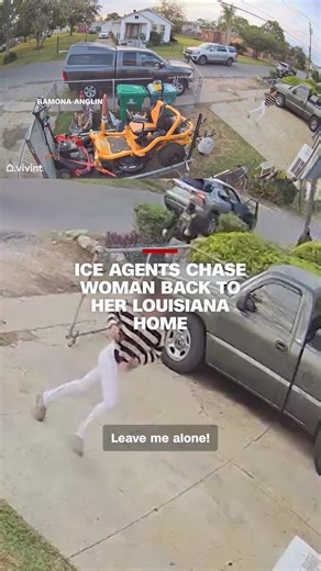 On Wednesday, the Department of Homeland Security announced it was launching an immigration enforcement operation in the New Orleans area. Video obtained by CNN shows federal agents wearing ICE vests chasing a woman back to her home in Marrero, Louisiana a suburb of New Orleans. CNN’s Ryan Young reports.