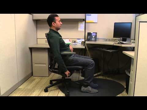 Office Ergonomics - Adjusting Your Chair