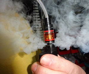 Portable Micro Smoke / Fog Machine From Vape