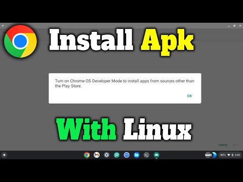 How To Install Apk On Chromebook WITH LINUX | Easy Method