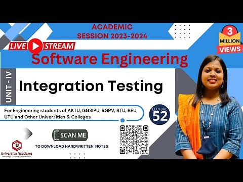 SE52: Integration Testing | Top-Down Testing | Bottom-Up Testing Approach | Top-Down vs Bottom Up