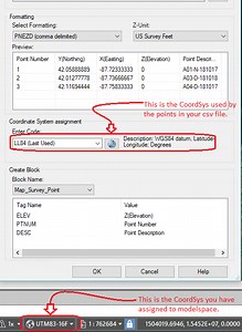 How can I plot Lat and Long coordinates into AutoCAD