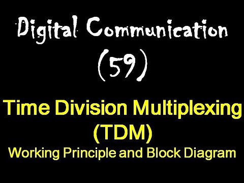 Digital Communication 59: Time Division Multiplexing (TDM): Working Principle and Block Diagram