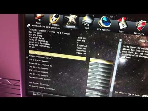UEFI bios setup utility ASRock H81 BTC part 1
