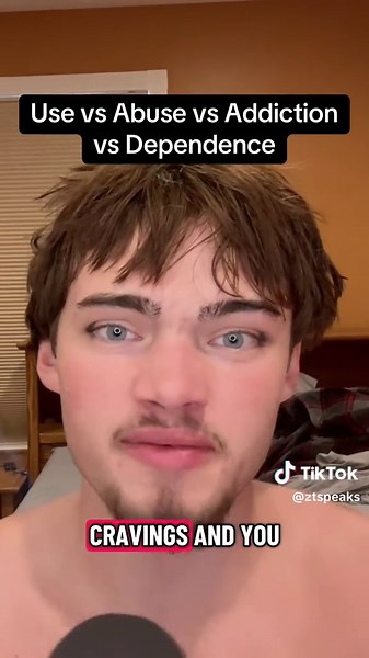 This is the difference between use abuse, addiction and dependence. For educational purposes. #addictionawareness #addictionrecovery #sobrietyjourney #mentalhealthawareness