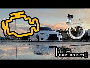 Checking Check Engine Light Using TechStream