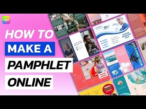How to Make a Pamphlet Online