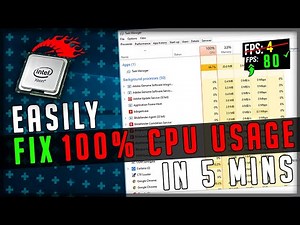 How to Fix 100% CPU Usage in Windows 10! - Optimize CPU Performance