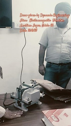 Electromagnetic Vibrator (EMV), Demo#vibration#viralvideo