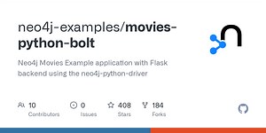 GitHub - neo4j-examples/movies-python-bolt: Neo4j Movies Example application with Flask backend using the neo4j-python-driver