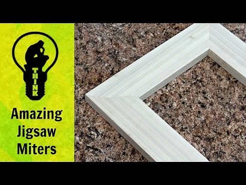 How to make a picture frame with a Jigsaw!