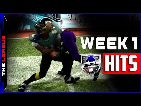 BACKBREAKER FOOTBALL FUMBLES & BIG HITS COMPILATION #5 » BFL WEEK 1