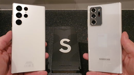 Galaxy S22 Ultra vs Note 20 Ultra Unboxing Photos Benchmark Scores and First Impressions