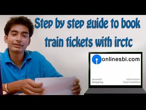 Internet Banking (Part 5):How to book train tickets online with irctc