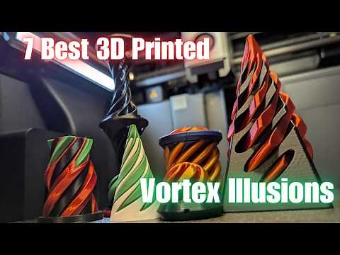 7 Best 3D Printed Vortex Illusions