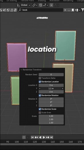 Blender 3D Trick: Randomize Object Transforms in Seconds!