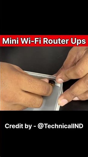How To Make Mini Wi-Fi Router Ups #shorts