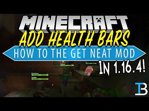 How To Add Health Bars to Minecraft 1.16.4 (Neat Mod for 1.16.4)