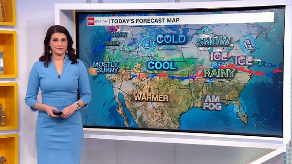CNN meteorologist breaks down the five winter storms affecting millions