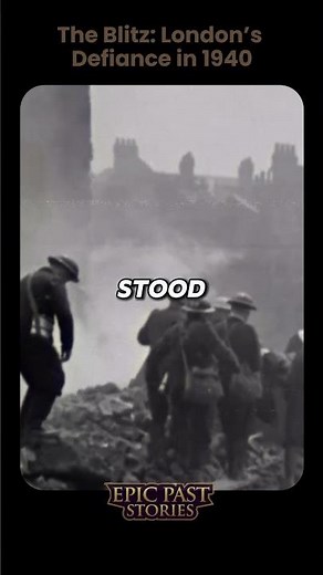The Blitz London’s Defiance in 1940